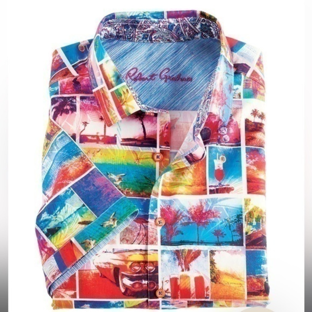 Robert Graham /  THE GETAWAY SHORT SLEEVE